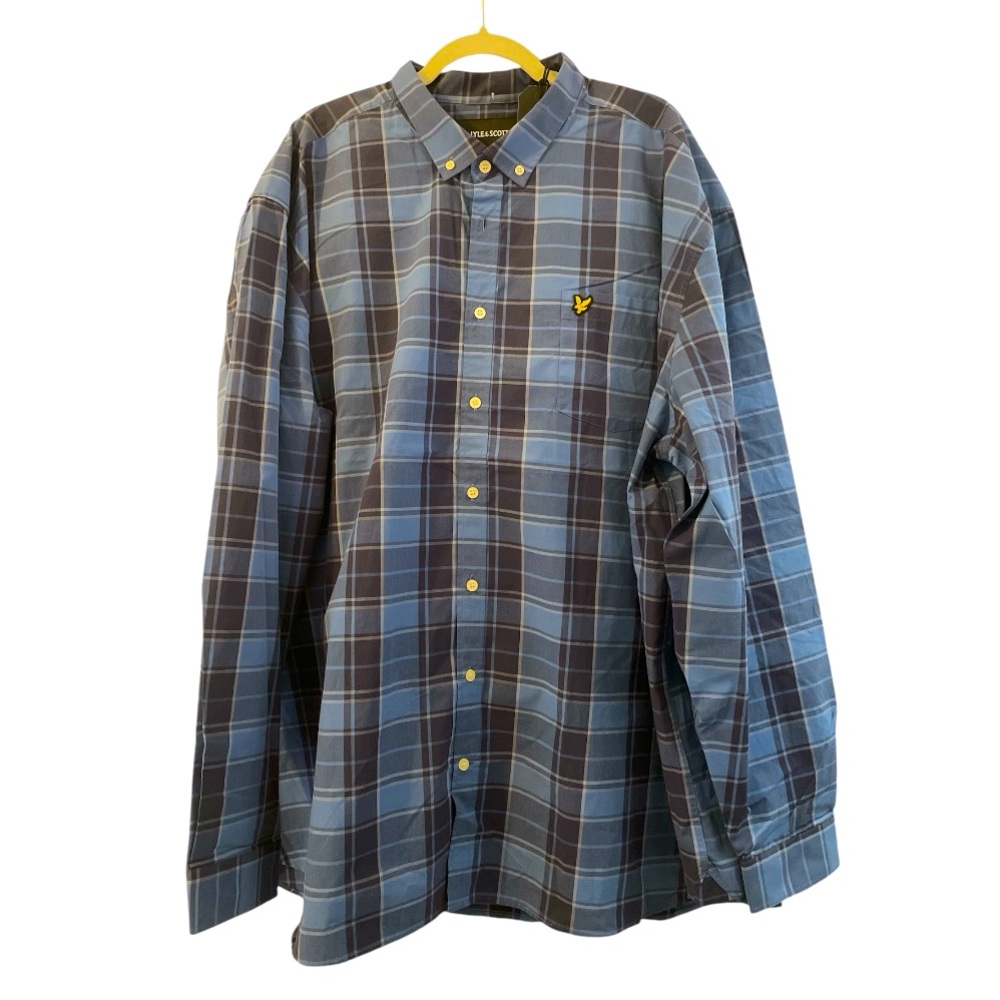 Lyle & Scott // Check Poplin Shirt // Size 4XL // Brand New with Tags